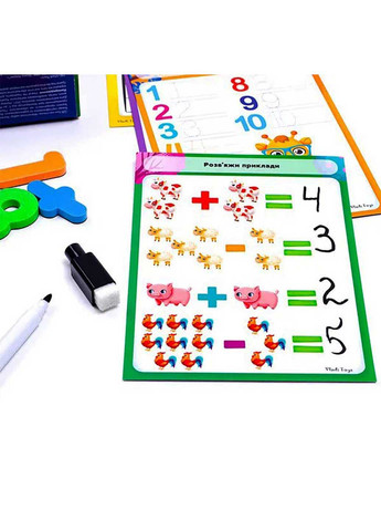 Гра настільна "Магнітний набір. Математика" Vladi toys (260268160)