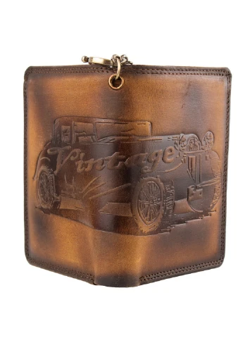 Мужской кожаный кошелек 9х12,5х2,5 см DNK Leather (260329681)