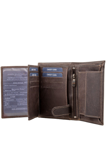 Чоловічий шкіряний гаманець 10х13х2,5 см Buffalo Wild (260329733)