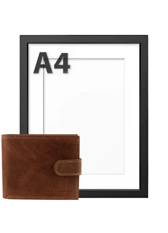 Мужской кожаный кошелек 12х10,5х3 см DNK Leather (260329678)