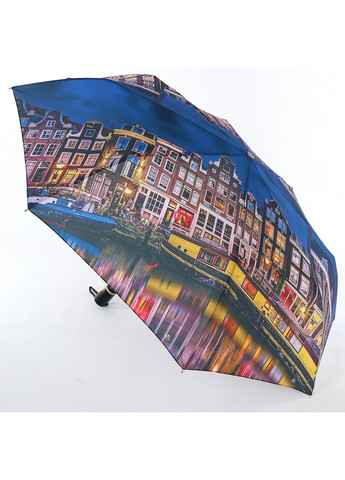 Комбинированный женский складной зонт автомат 102 см Trust (260329587)