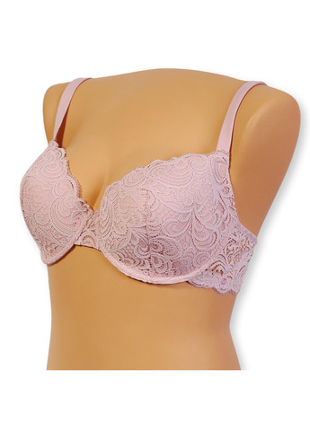 Пудровый бюстгальтер с формованной чашкой Lormar с косточками
