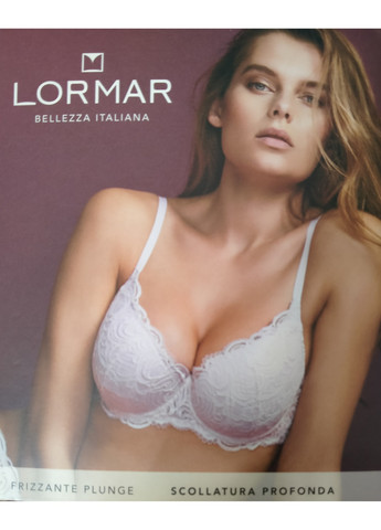 Пудровий бюстгальтер з формованой чашкой Lormar з кісточками