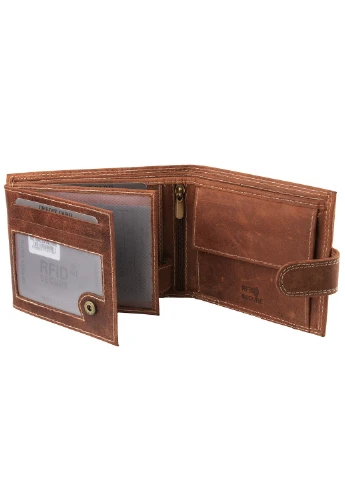 Чоловічий шкіряний гаманець 12х10,5х3 см DNK Leather (260330345)