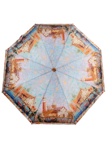 Комбинированный складной женский зонт механический 96 см Zest (260285830)