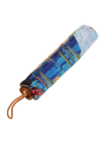 Комбинированный складной женский зонт механический 96 см Zest (260285830)