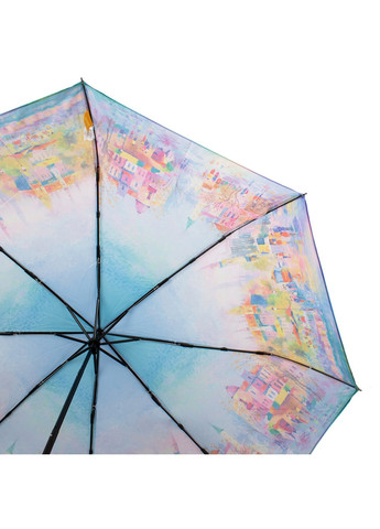 Комбинированный складной женский зонт механический 96 см Zest (260285745)