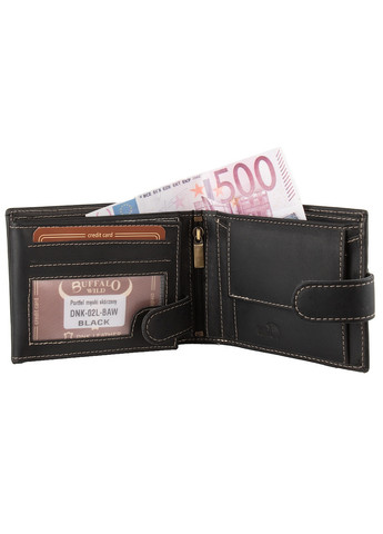 Шкіряний чоловічий гаманець 12,5 х9, 5х2, 5 см Buffalo Wild (260285559)