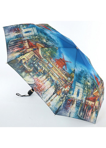 Комбинированный складной женский зонт автомат 102 см Trust (260285432)