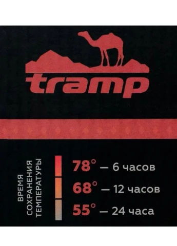 Термос Soft Touch 1 л Оранжевый TRC-109-orange Tramp (260341330)
