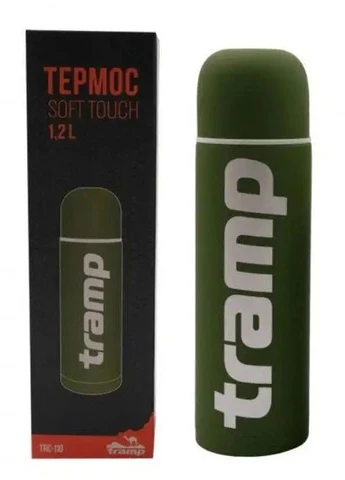 Термос Soft Touch 1,2 л Хакі TRC-110-khaki (UTRC-110-khaki) Tramp (260341331)