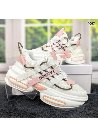 Кросівки жіночі демісезонні на об'ємній підошві Violeta білі демісезони (260376026)