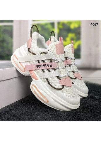 Кросівки жіночі демісезонні на об'ємній підошві Violeta білі демісезони (260376026)