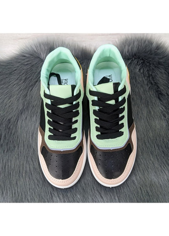 Кросівки кеди жіночі демісезонні Violeta чорні демісезони (260376028)