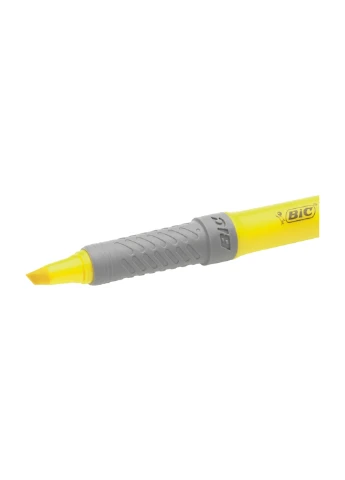 Набор желтых текстовых маркеров Highlighter Grip 12 шт Желтых Bic 70330312555 (260342403)