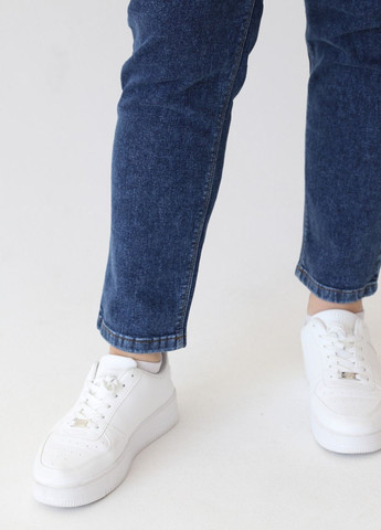 Джинси жіночі МОМ темно-сині з варінням MOM Angelina Mara - (260341225)