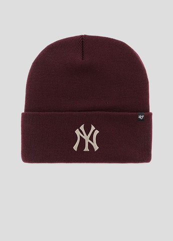 Бордовая шапка бини Mlb Ny Yankees Haymaker 47 Brand (260356256)