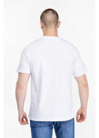 Белая футболка с принтом"боритесь-поборете" Demos