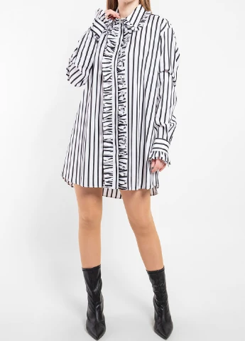 Білий повсякденний повсякденна сукня MSGM однотонна