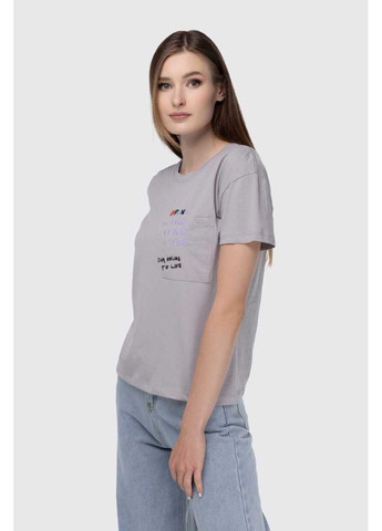 Сіра демісезон футболка з принтом X-trap