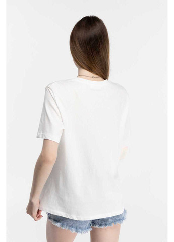 Біла демісезон футболка з принтом PEPPER MINT