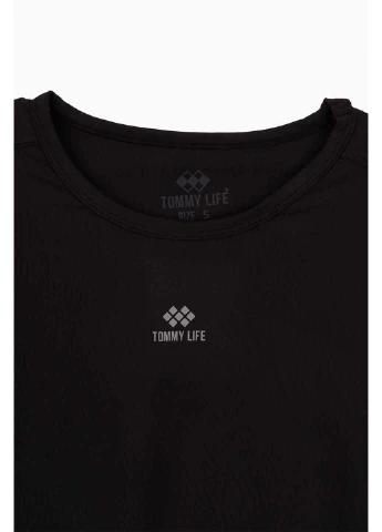 Футболка фитнес однотонная Tommy Life - (260391175)