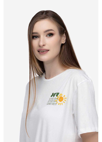 Молочная демисезон футболка с принтом PEPPER MINT