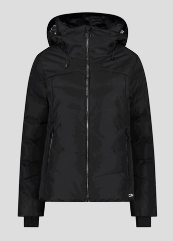Черная лыжная куртка Woman Jacket Fix Hood CMP (260362521)