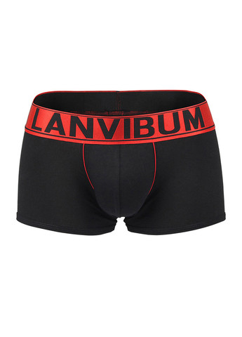 Мужские трусы хипсы Черный Нижнее белье хипсы Lanvibum (260360092)