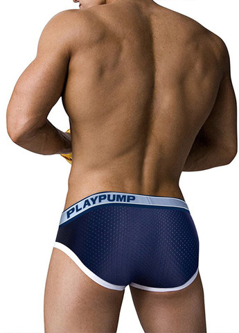 Мужские трусы брифы Темно-синий Мужские трусы, сетка Play Pump (260360227)