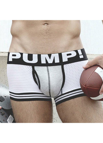 Мужские трусы боксеры Белый Нижнее белье, сетка Pump (260360608)