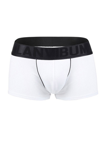 Мужские трусы хипсы Белый Мужское нижнее белье Lanvibum (260360075)