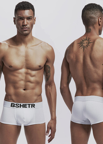 Мужские трусы боксеры Белый Мужское нижнее белье BSHETR (260360029)