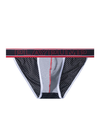 Чоловічі труси танга Сірий Модні чоловічі труси сітка Play Pump (260360289)