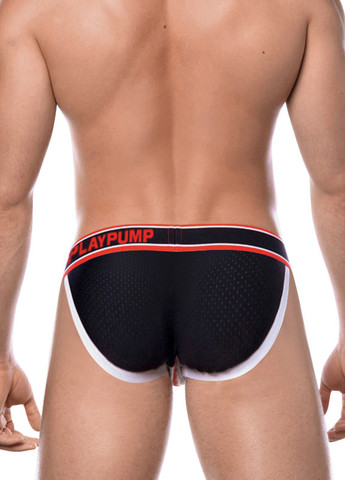 Чоловічі труси танга Сірий Модні чоловічі труси сітка Play Pump (260360289)