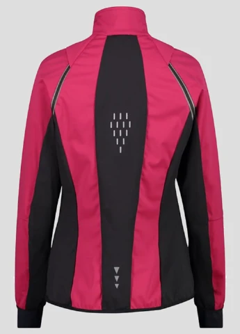 Розовая демисезонная куртка цвета фуксии woman jacket with detachable s CMP