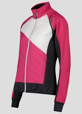 Розовая демисезонная куртка цвета фуксии woman jacket with detachable s CMP