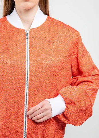 Помаранчева демісезонна куртка MSGM