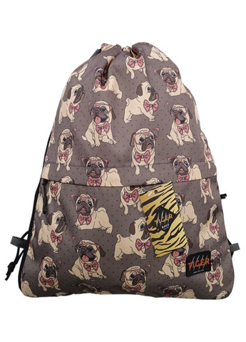 Рюкзак-мешок для обуви с расширителем и карманом Tiger (260360901)