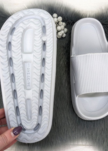Серые женские шлепанцы сланцы пена Deshman