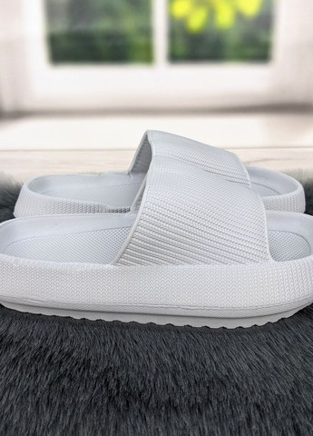 Серые женские шлепанцы сланцы пена Deshman