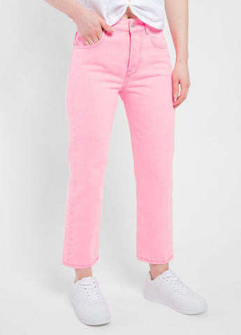 Розовые укороченные джинсы MSGM - (260391559)