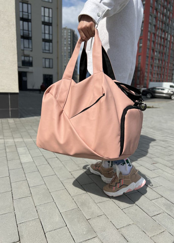 Спортивная сумка женская для спортзала, тренировок или в дорогу 30L, розовый цвет No Brand x (260396293)