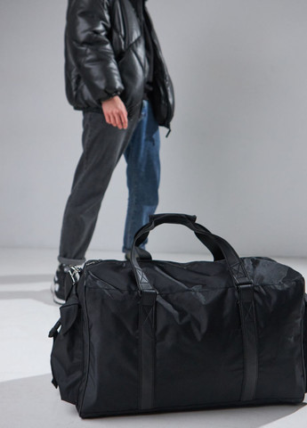 Спортивна/дорожня велика сумка 50L Black на 3 відділення No Brand сумка xl (260396306)