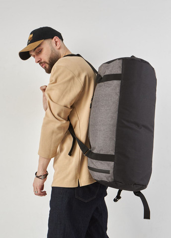 Спортивна / дорожня сумка-рюкзак бочка з кишенею для взуття 37L на 3 відділення No Brand сумка barrel (260396286)