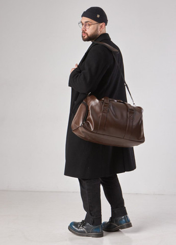 Спортивная / дорожная сумка с карманом для обуви 35L Brown на 2 отделения No Brand сумка l (260396289)