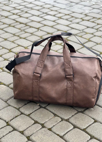 Спортивная / дорожная сумка с отделом для обуви 35L коричневая No Brand сумка l (260396305)
