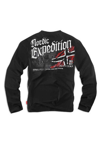 Черный демисезонный кэжуал лонгслив Dobermans Aggressive