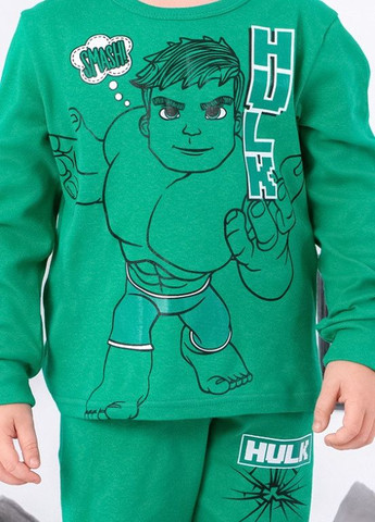 Зеленая всесезон пижама для мальчика зеленый носи своё (6076-008-33-4-v26) свитшот + брюки Носи своє