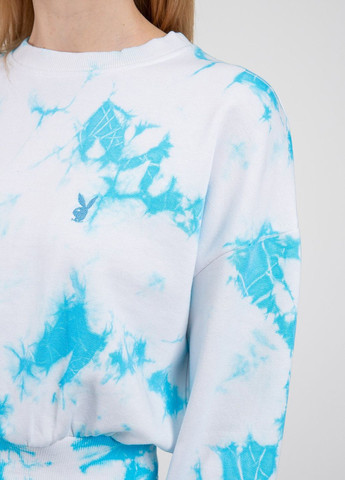 Синій світшот Playboy однотонний (260391719)